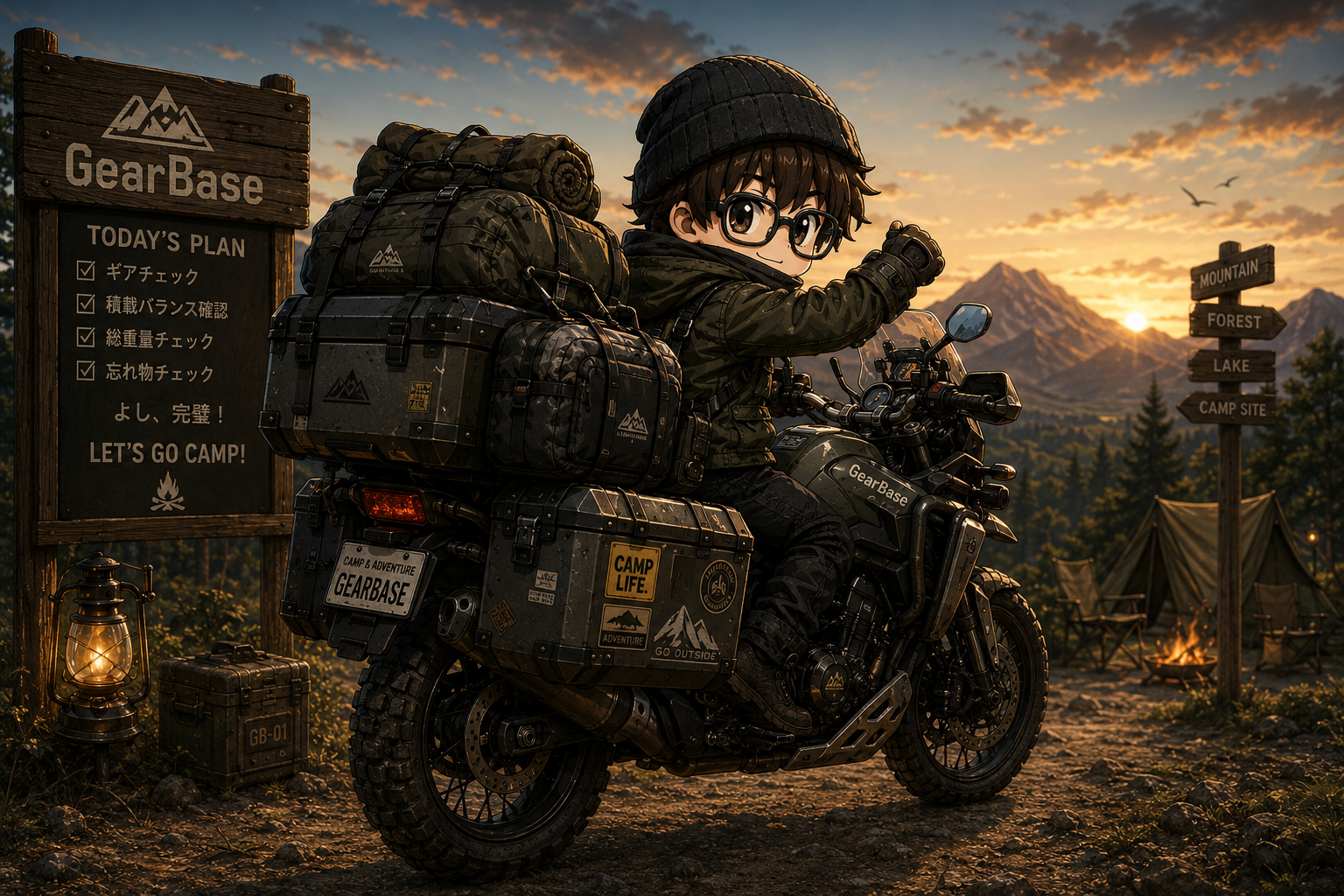 GearBaseマスコットキャラクター ギアベース君